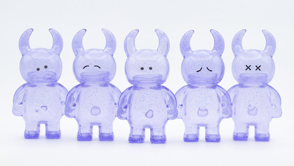 UAMOU CLEAR LAVENDER GLITTER
