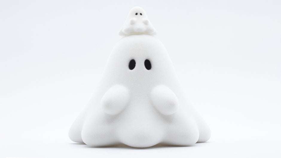 WHITE FLOCKY BOO