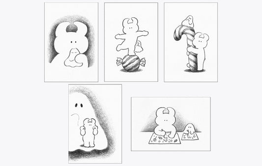 UAMOU 5 POSTCARD SET 2024