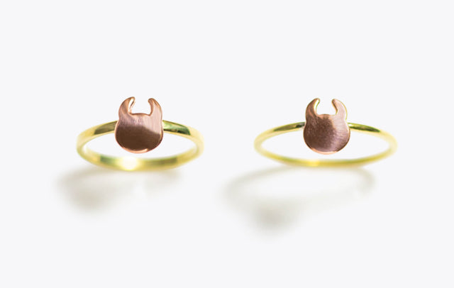 UAMOU RING BRASS×COPPER