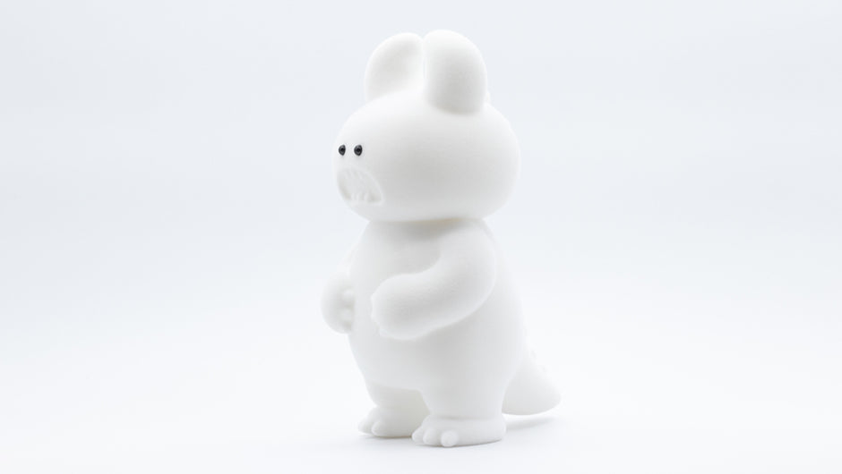WHITE FLOCKY DINO UAMOU 斜め