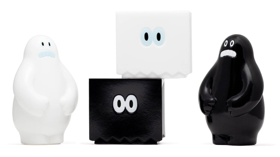 MR. DUMP & HELLO (WHITE / PAINTED EYES)