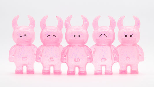 UAMOU CLEAR PINK GLITTER