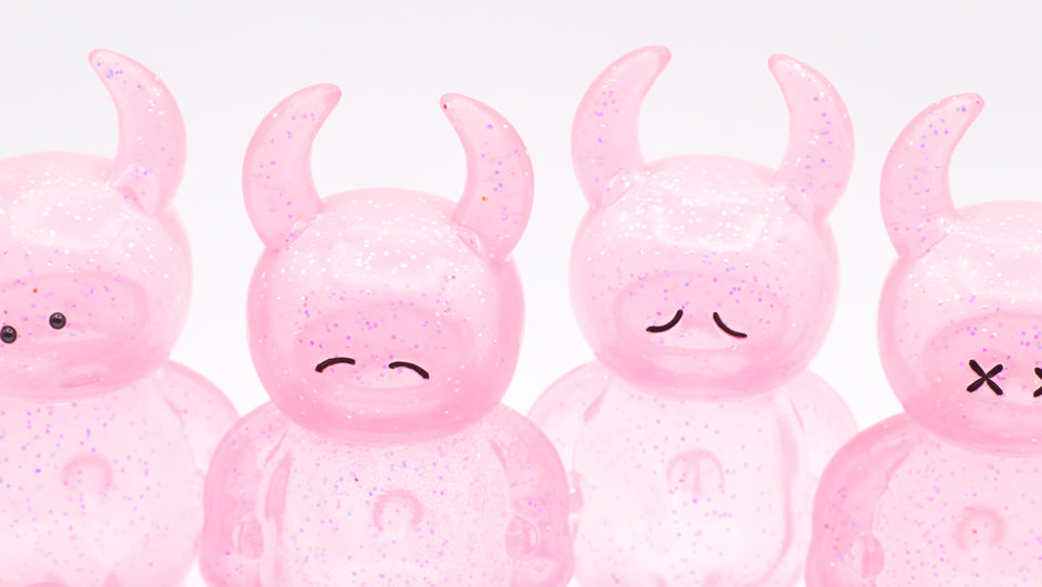 UAMOU CLEAR PINK GRITTER
