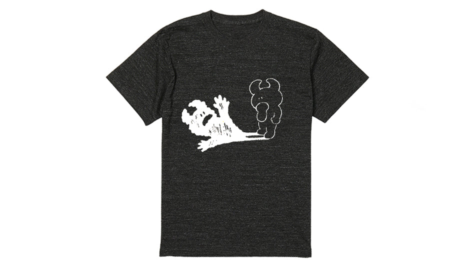 SHADOW TEE HEATHER BLACK