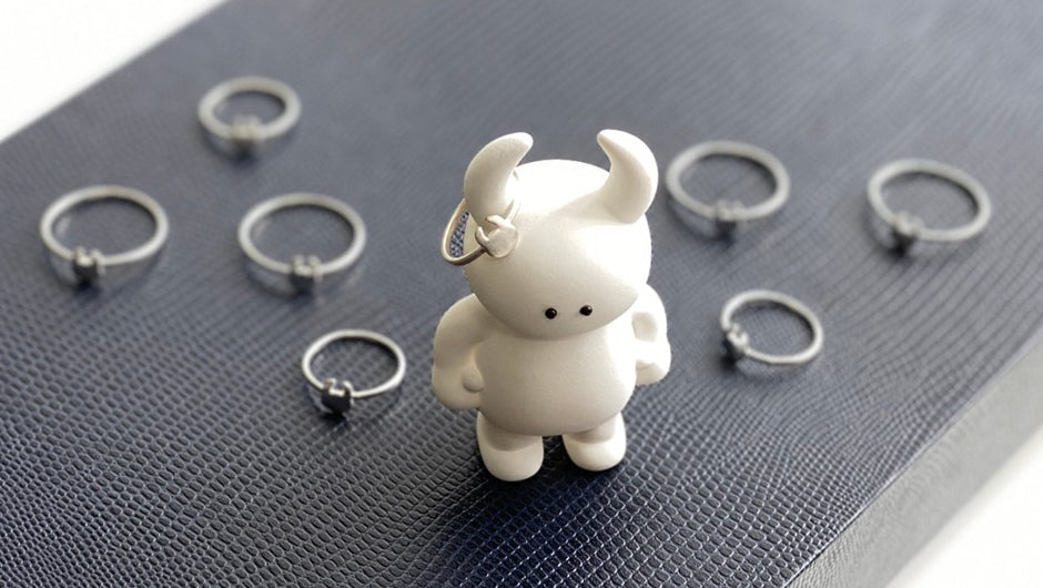 UAMOU SILVER RING (MIRROR/MAT)