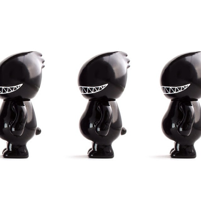 RETURN TO BLACK: BASTARD We are celebrating the most classic of non-colours this week at Studio Uamou and today we like to introduce to you All-Black Bastard. Previously some of you have spotted Black Bastard in some of our exclusive releases and were wondering as to when we would release the actual Black Bastard Sofubi. Well, wonder no longer because you can find Black Bastard in our Atelier Shop and Online Store in both painted and unpainted versions. Return tomorrow as we will return to black once again with a new release. www.uamou.com