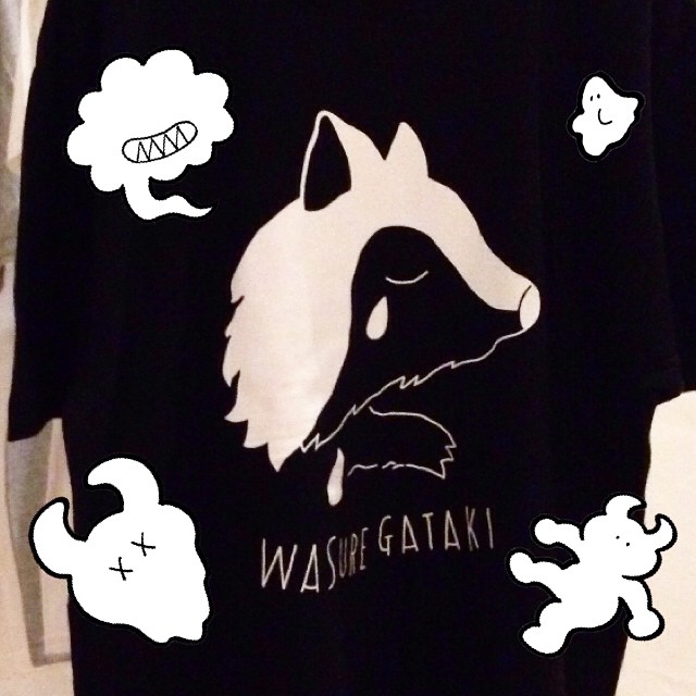 ★show this photo at UAMOU booth number 403 #DesignerCon you will get discount $25 → $15 ️★WASUREGATAKI Tee Designed by #UAMOU!! #DCON #DesignerCon2014