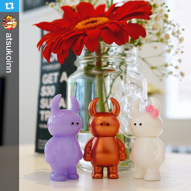 #Repost thank you @atsukoinn ・・・ Waiting for the rest to show up... #Uamou #ウアモウ #toy #sgcafe