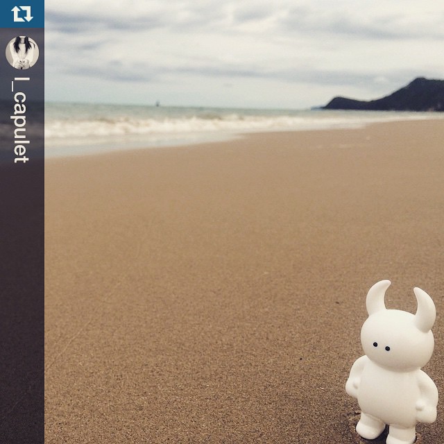#Repost Thank you @l_capulet ・・・  #UAMOU on the #beach ~