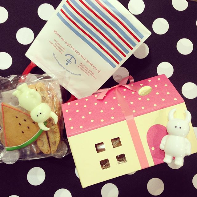 可愛いお菓子ありがとうございます！！♡ #UAMOU #ハンドメイドインジャパンフェス K-6 #HMJ