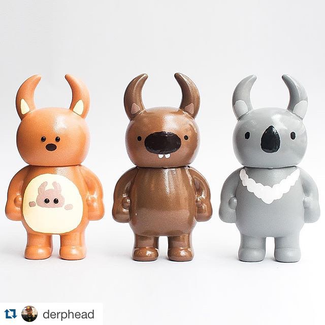#Repost @derphead ・・・ This exclusive run of Australian animal Uamous have just arrived in Brisbane ready for the Soft Vinyl Mayhem show on September 11 at @lacedbrisbane . Thank you @uamou !! #softvinylmayhem #uamou #sofubi #softvinyl #brisbane ＊オーストラリア限定＊ 日本国内での販売はありません