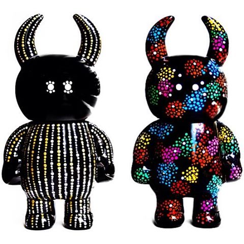 The gorgeous one-of -a-kind hand-painted BIG UAMOU!!! KAIJU vs. MODULAR 六本木 SuperDeluxe 今夜！5/13 (Fri) 17:00 ~23:00 www.super-deluxe.com/