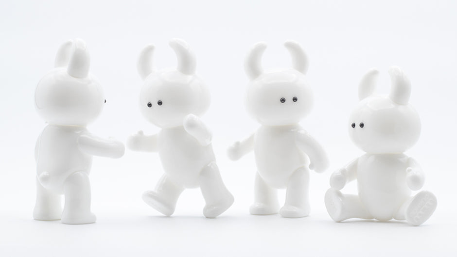ウアモウ　uamou REALHEAD ソフビ　ゴッコ堂　ウアモス　白色 ウアモウ uamou REALHEAD ソフビ ゴッコ堂 ウアモス 白色 - メルカリ