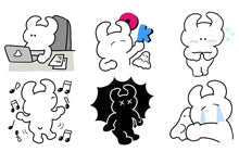 UAMOU LINEスタンプが再登場！！
