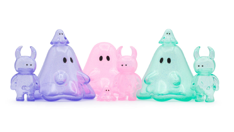 おばけちゃん　BIG BOO BIG BOO CLEAR PINK GLITTER｜UAMOU