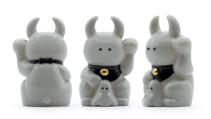 FORTUNE UAMOU PEARL GRAY (BLACK APRON)