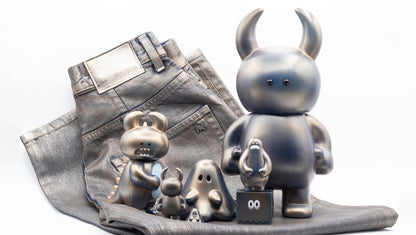 METALLIC DENIM BIG UAMOU