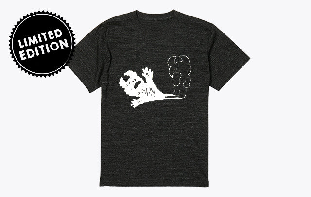 SHADOW TEE HEATHER BLACK