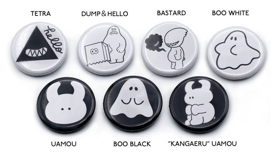 UAMOU BUTTON BADGE (32mm)